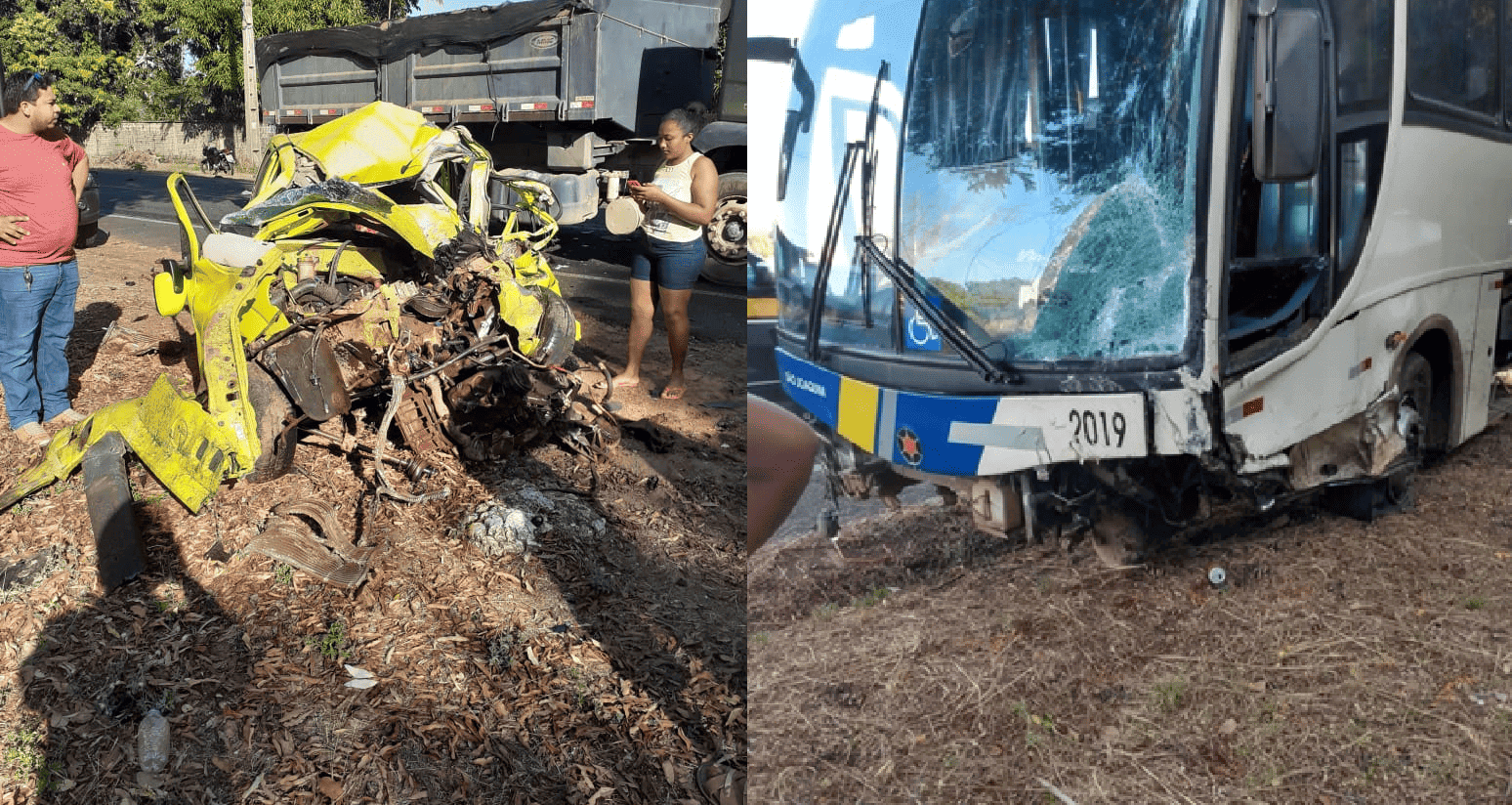 Jovem morre em acidente envolvendo ônibus em Teresina
