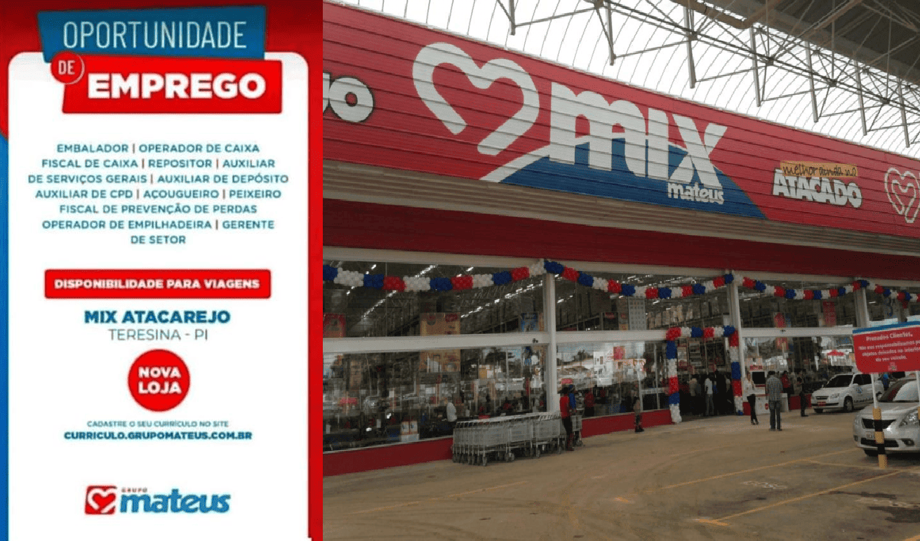 Grupo Mateus seleciona trabalhadores para nova loja em Teresina