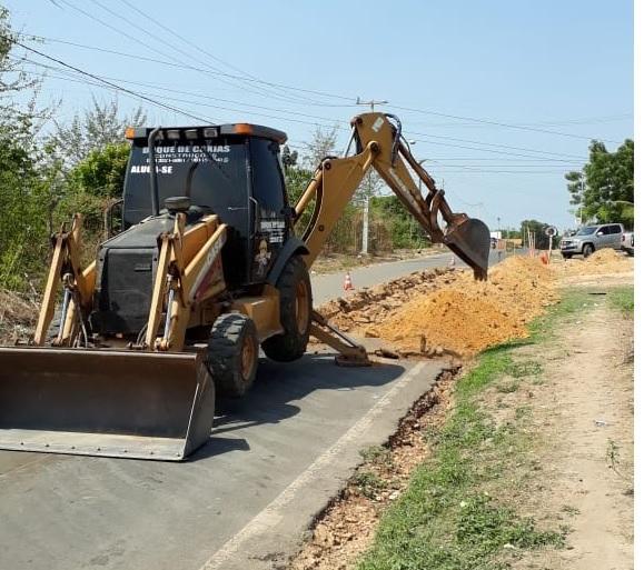 Obras em andamento