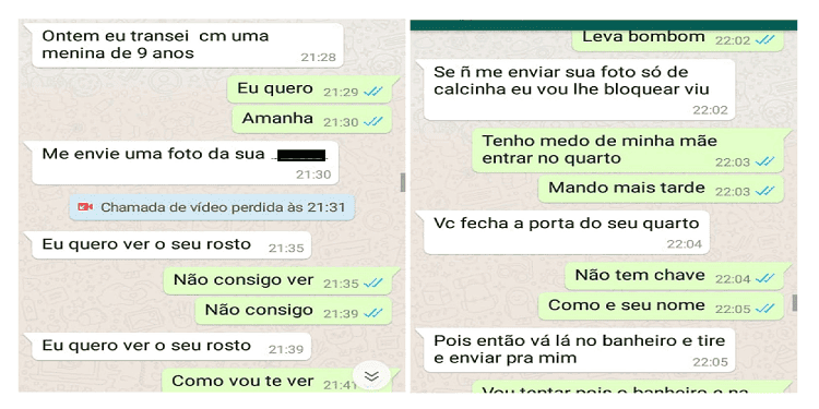 Pedófilo preso ao presionar criança de 7 anos por foto de calcinha