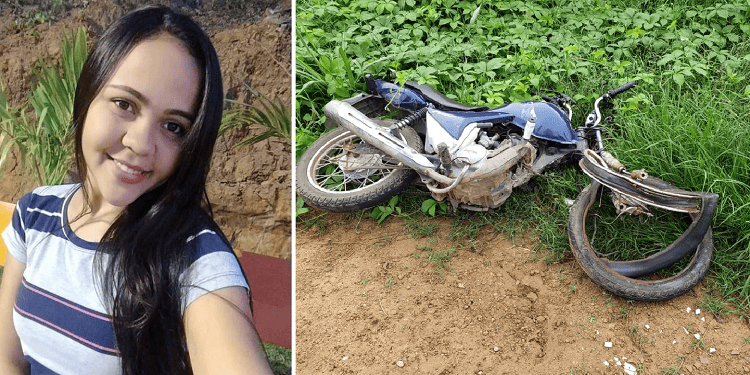 Jovem morre e namorado fica ferido em acidente de trânsito