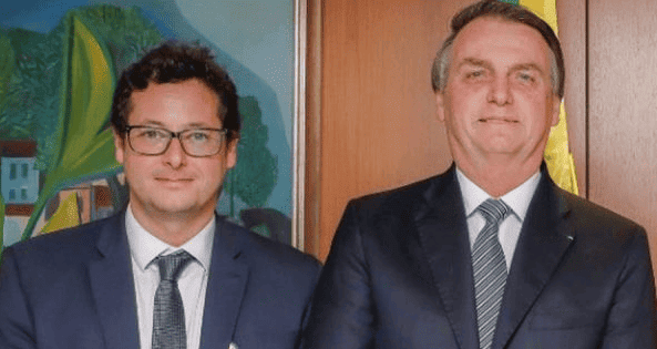 Fabio Wajngarten e Jair Bolsonaro