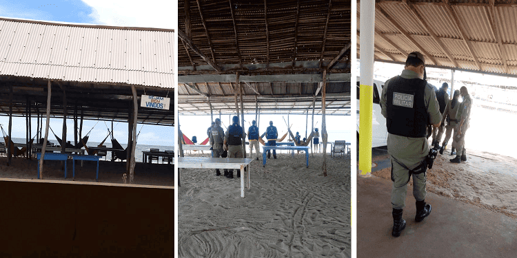 Teresinenses vão à praia durante a quarentena e são expulsos pela polícia