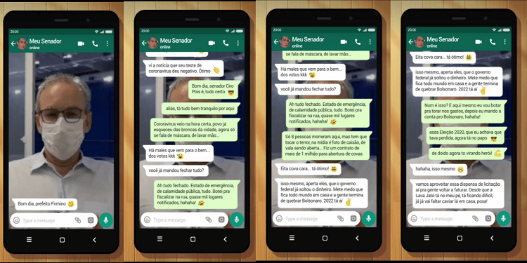 Firmino Filho manda investigar conversa fake