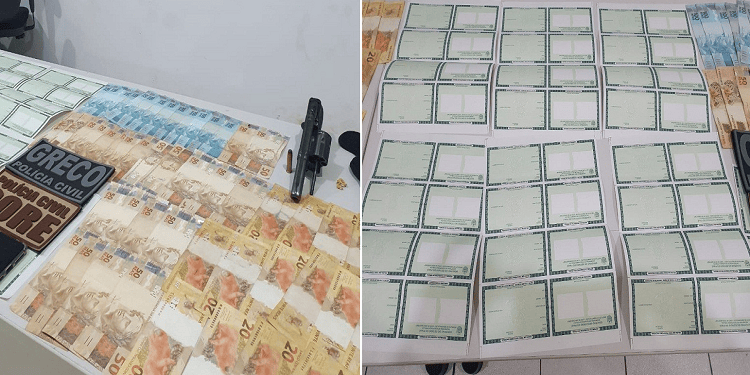 Cédulas em branco desviadas do Instituto de Identificação do Piauí