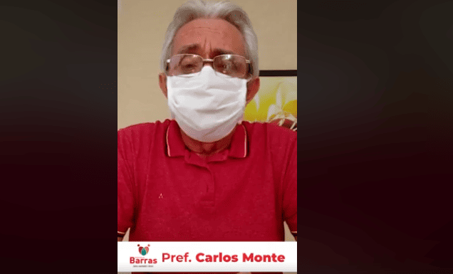 Prefeito de Barras testa positivo para Covid-19