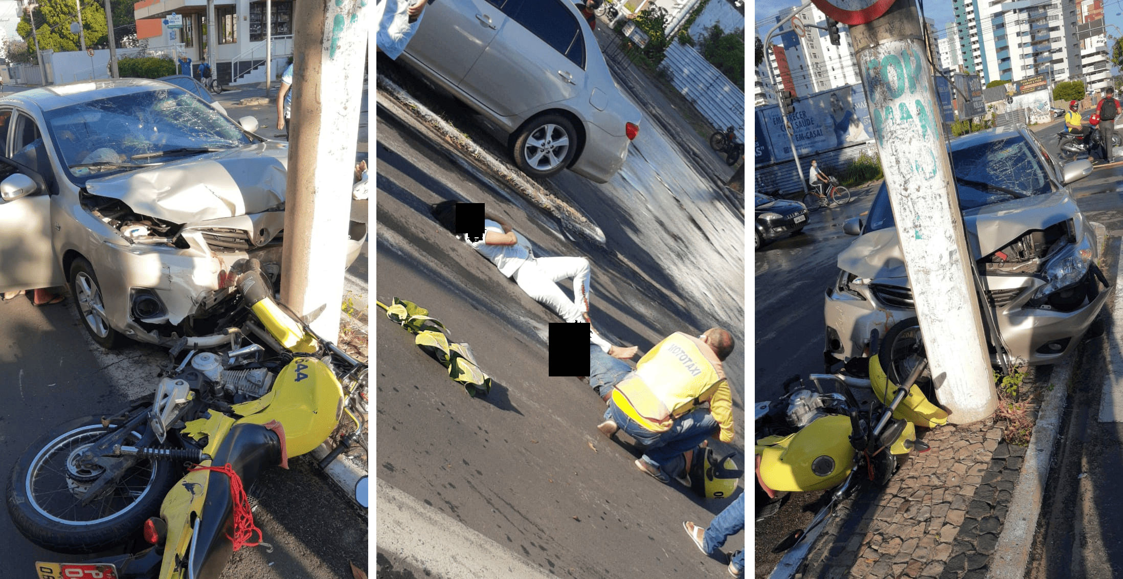 Grave acidente na zona Leste de Teresina