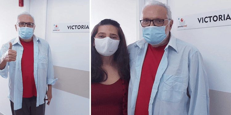 Antônio José Medeiros e a esposa Hercília Amorim