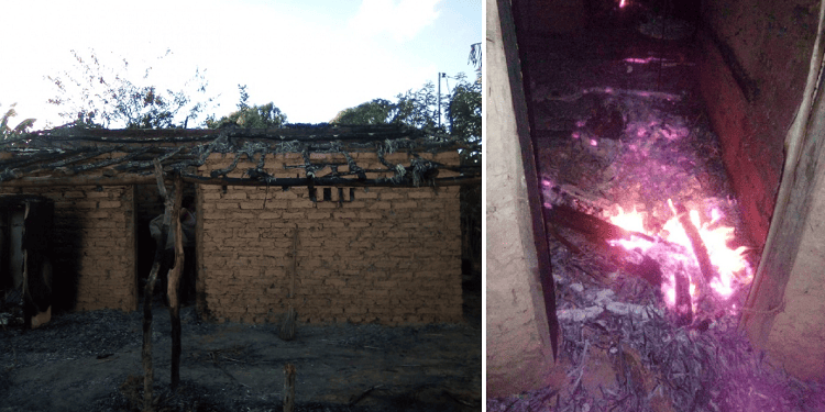 Homem tem casa destruída em incêndio e grupo faz campanha para ajudá-lo'