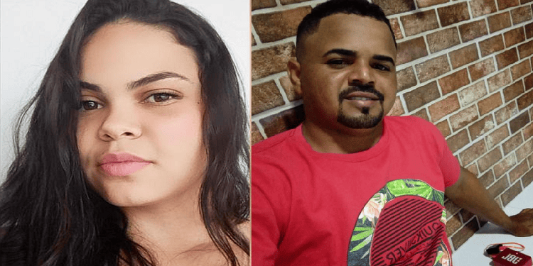 Eveling Rodrigues e o seu assassino identificado como Joab