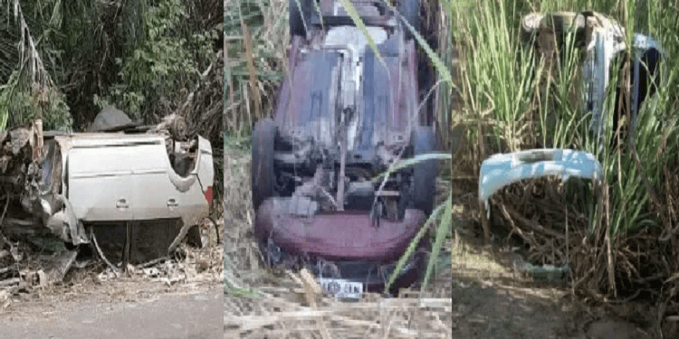 Três capotamentos de veículos são registrados nos últimos dias na estrada de União