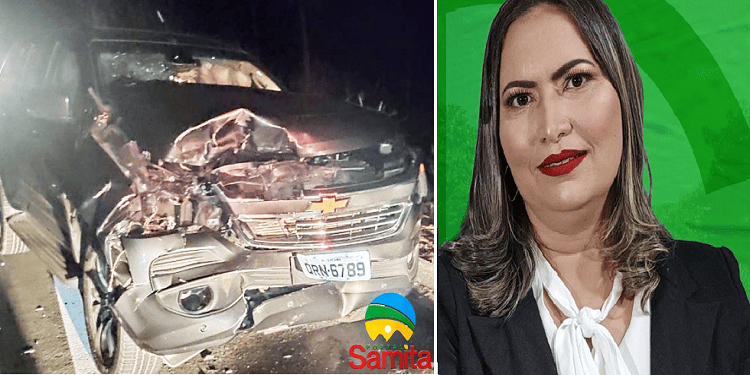 Pré-candidata a vereadora em São Miguel do Tapuio sofre acidente de carro