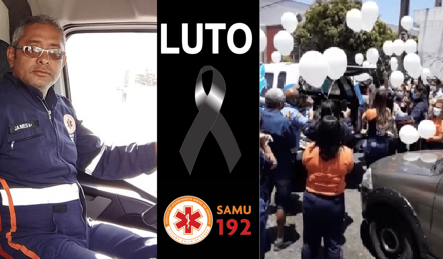 Motorista do SAMU morre vítima da Covid-19