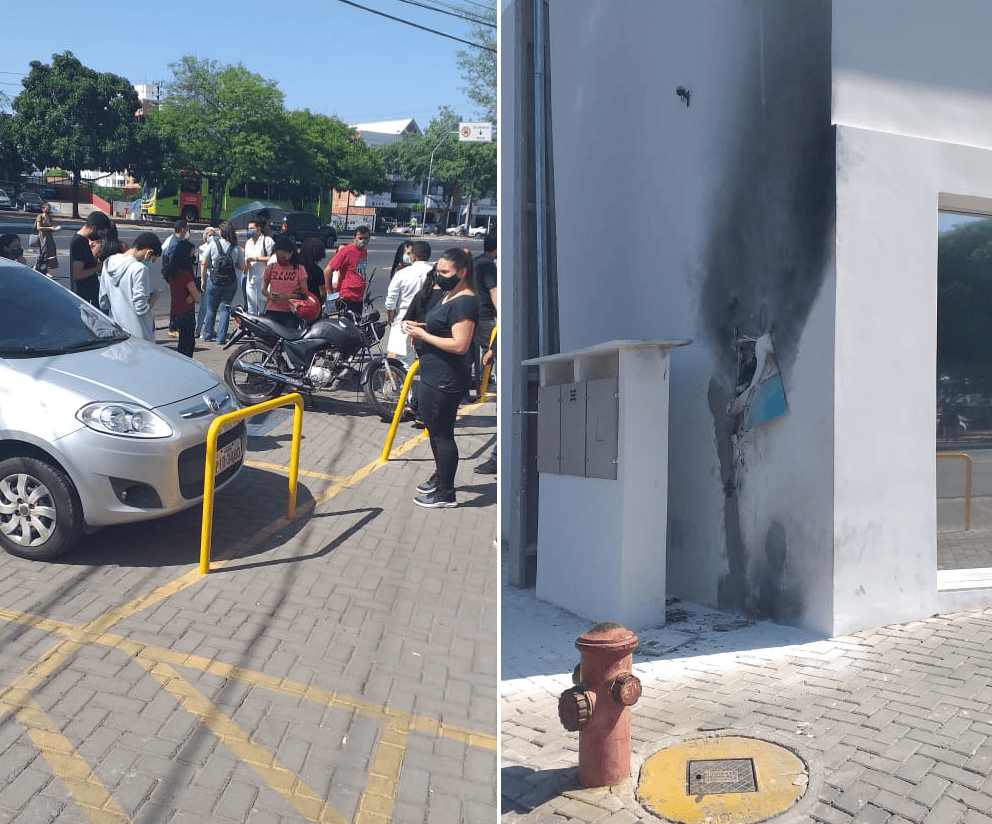Princípio de incêndio em clínica médica no bairro São Cristóvão