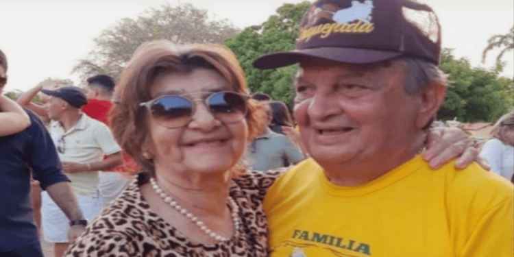 Petrônio Falcão e a esposa Cleonice Falcão