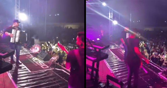 Cantor faz show lotado em cidade do Piauí em meio à pandemia