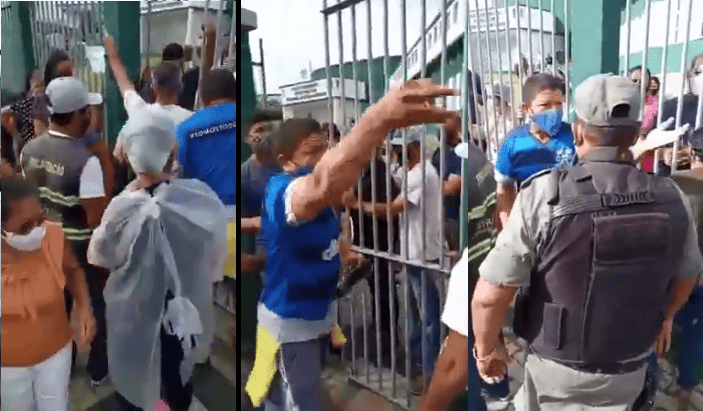 Confusão é registrada em ponto de vacinação contra Covid-19