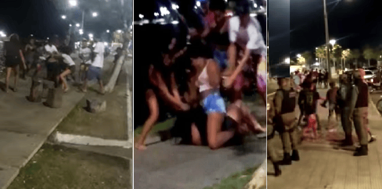 Encontro de jovens termina em pancadaria