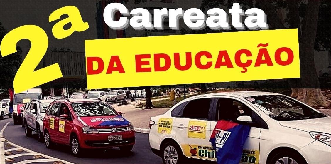 Sinte-PI promove segunda carreata da Educação