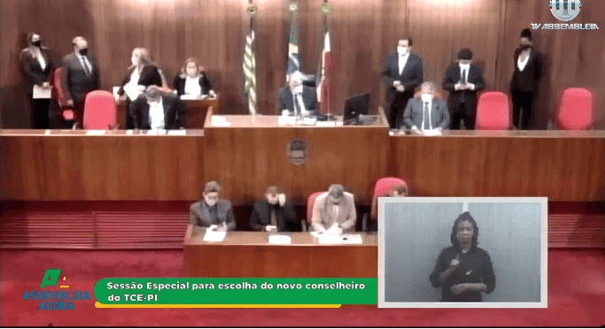 Sessão para escolha do novo conselheiro do TCE-PI