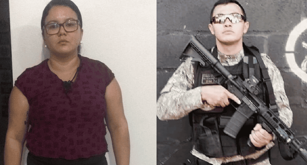 Thais Monait, acusada de matar cabo Claudemir