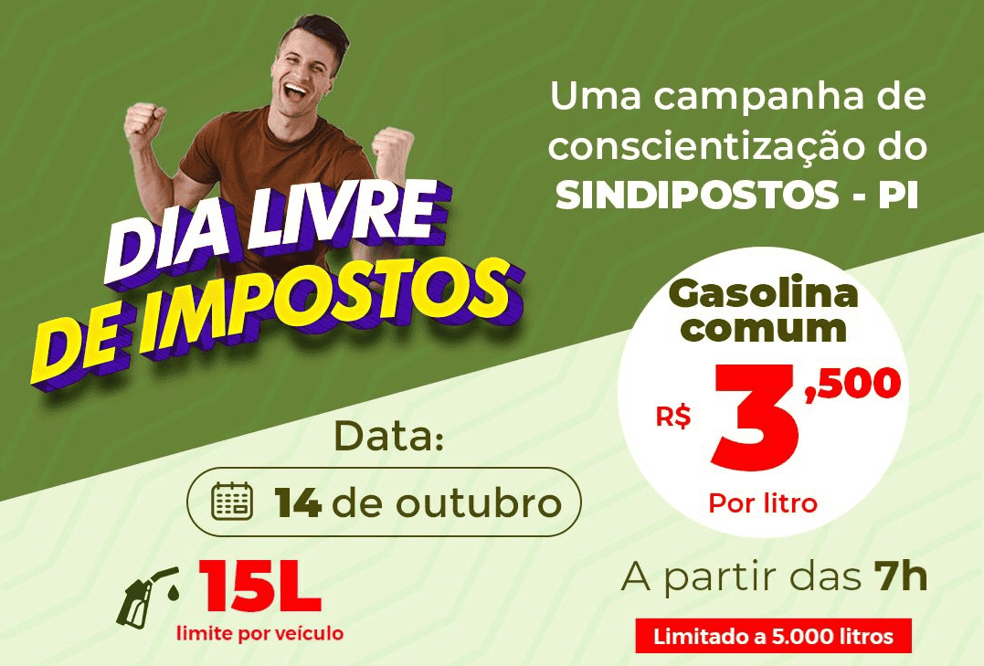 Postos vendem gasolina a R$ 3,50 em Teresina