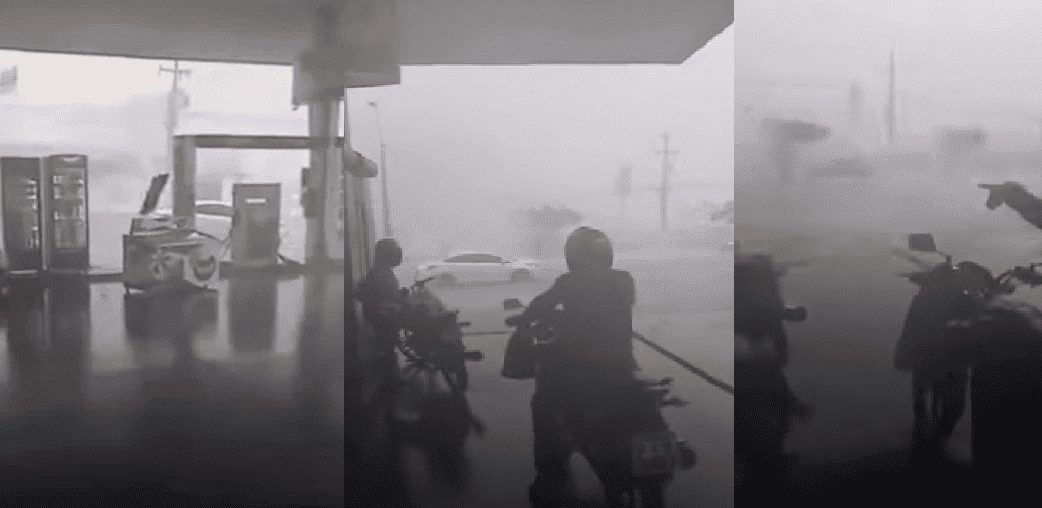 Temporal assusta em Floriano