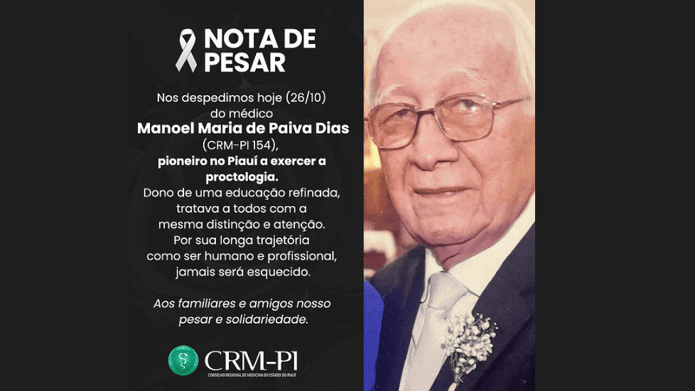 Médico Manoel Maria de Paiva Dias