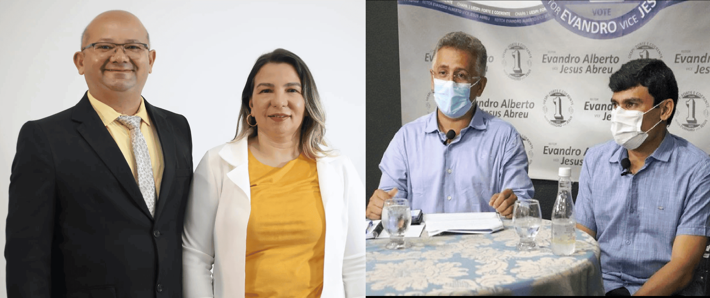 Candidatos a reitoria da Uespi