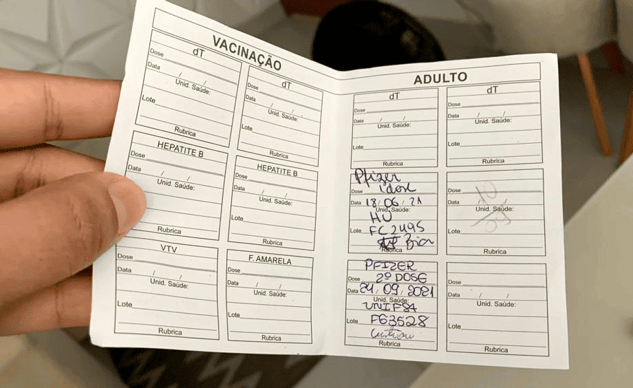 Comprovante de vacina