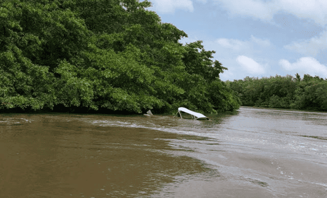 Acidente com lancha no Delta do Parnaíba