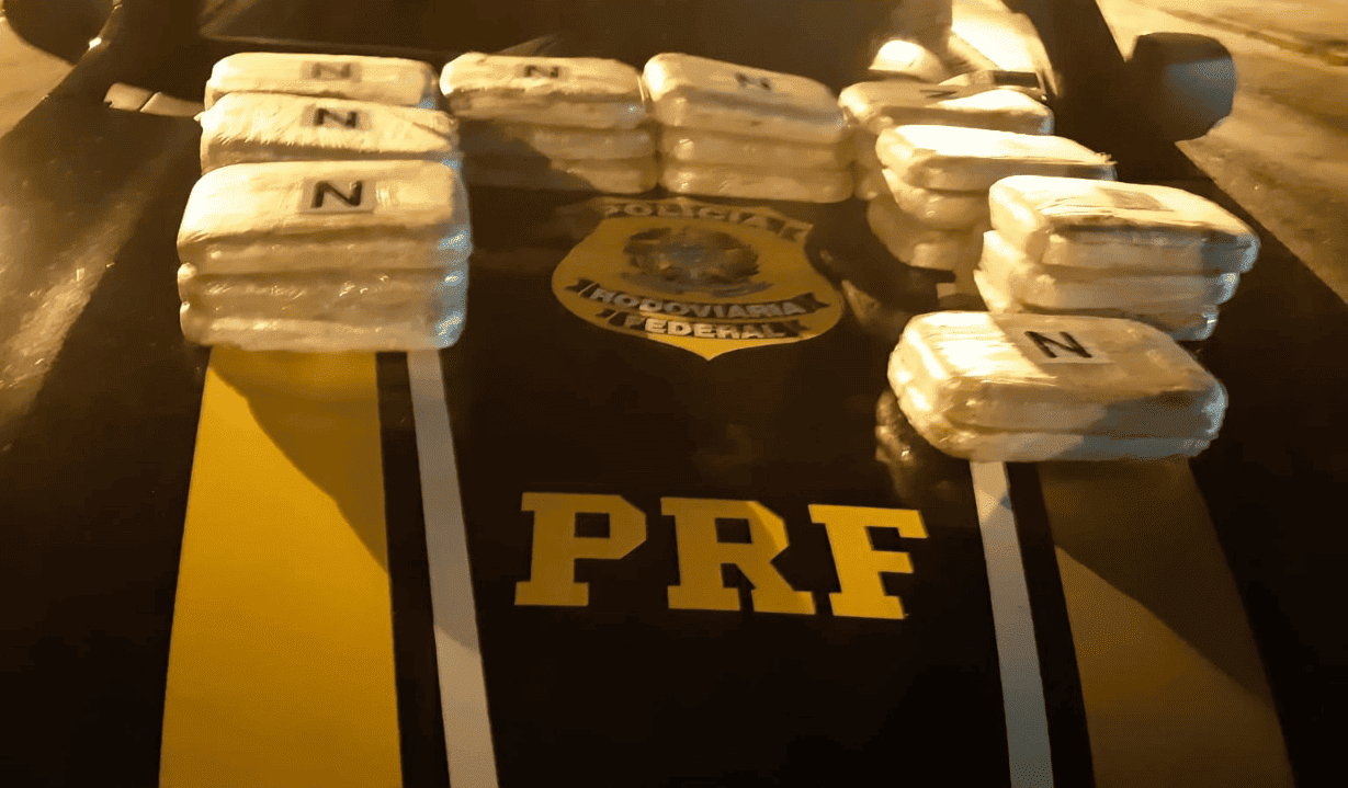 Cocaína apreendida em Parnaíba