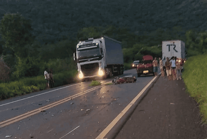 Casal morre em acidente na BR 316, em Lagoinha do Piauí