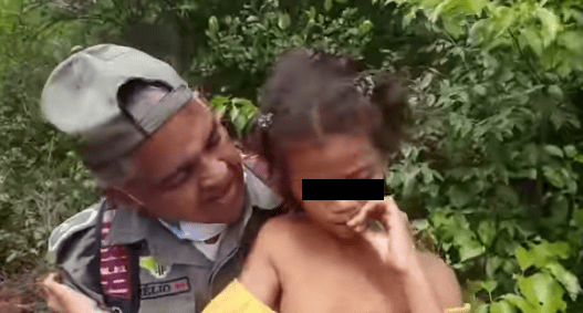 Criança que estava desaparecida é encontrada em região de mata em Floriano