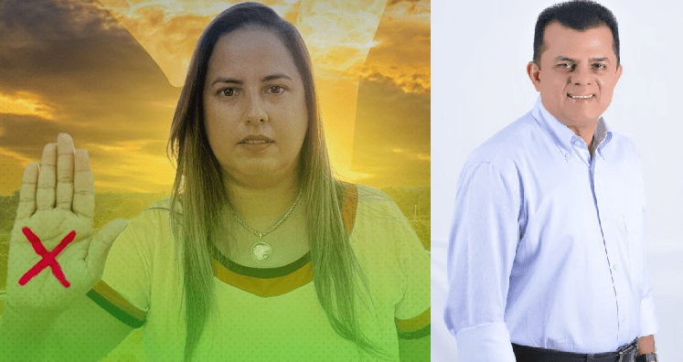 Prefeita de Cocal de Telha, Karyne do Rodrigão, e o prefeito de Porto, Dó Barcelar