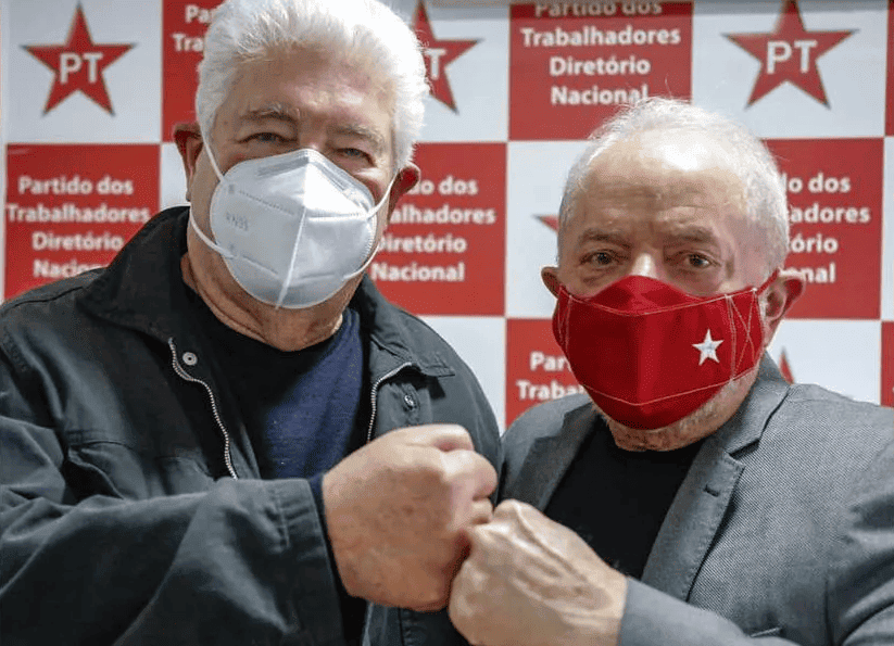 Roberto Requião com Lula