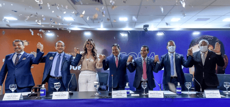 Prefeito Dr. Pessoa e deputada Marina Santos se filiam ao Republicanos