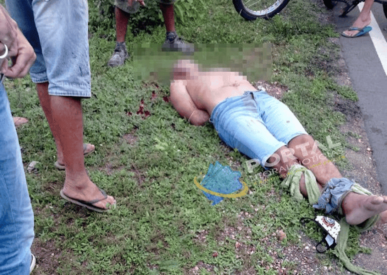 Corpo de homem é encontrado com pés  e mãos amarradas em Barra Grande