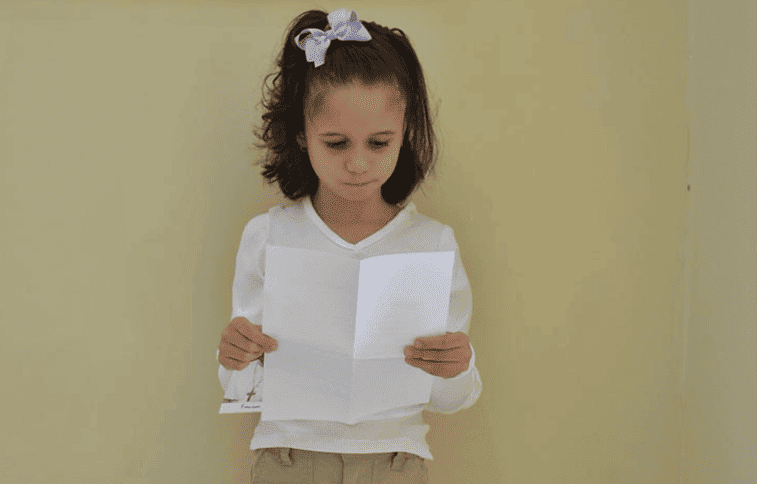 Maria Gabriela recebeu uma carta do Papa Francisco