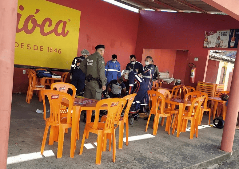 Bar onde ocorreu o atentado em Parnaíba