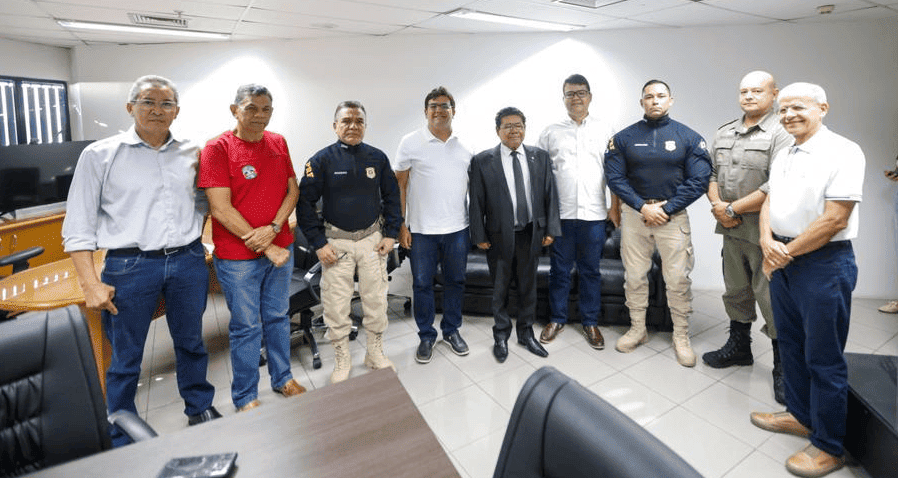 Rafael Fonteles se reúne com TRE-PI e PRF-PI