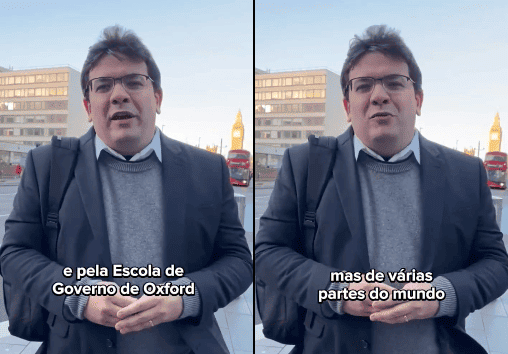 Rafael Fonteles grava vídeo em Londres