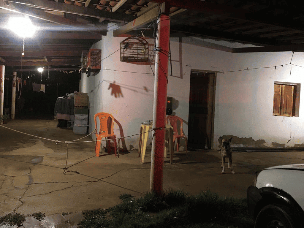 Casa onde o homem foi assassinado