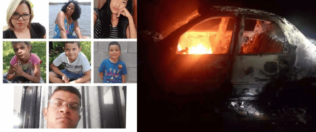 Família desaparece e  carros são encontrados queimados
