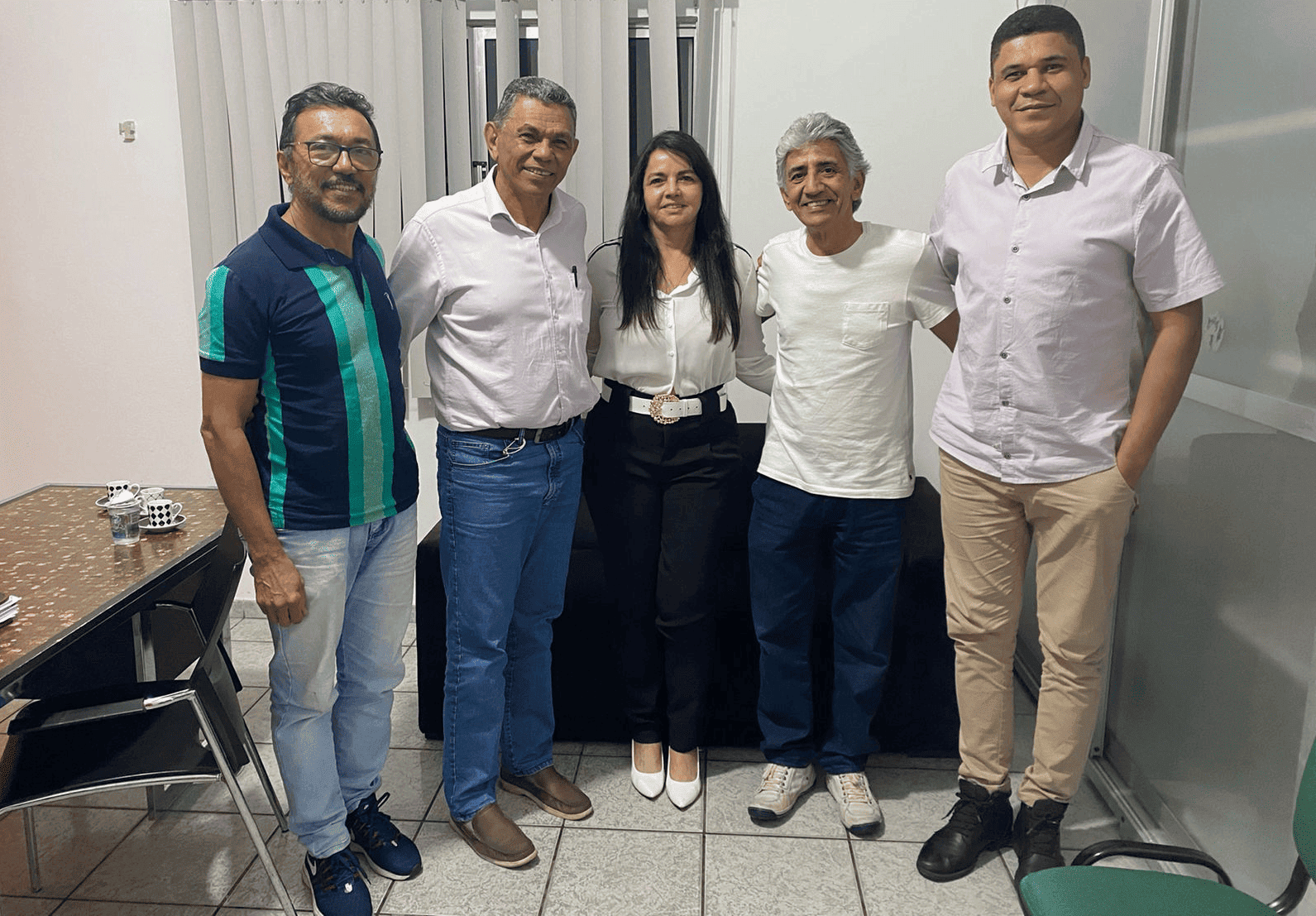 Presidente do PT Piauí, João de Deu, se reúne com presidentes do PCdoB e PV