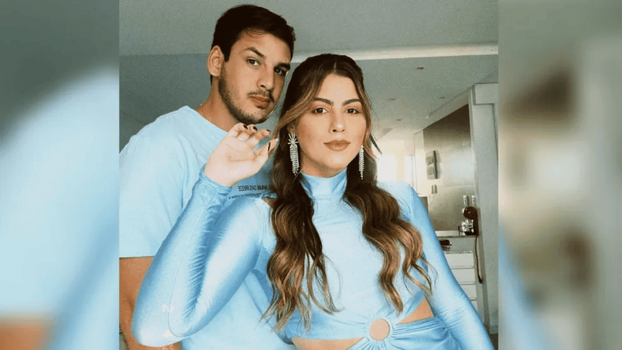 Yanny Brena e o namorado Rickson Pinto