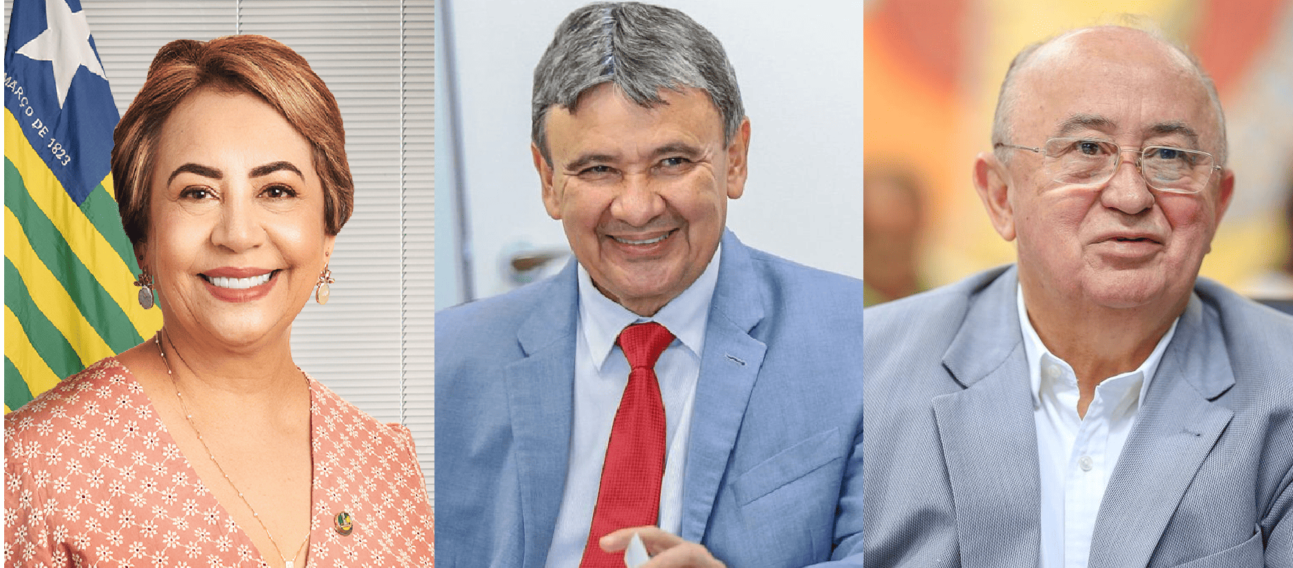 Senadora Jussara Lima, ministro Wellington Dias e deputado federal Júlio César