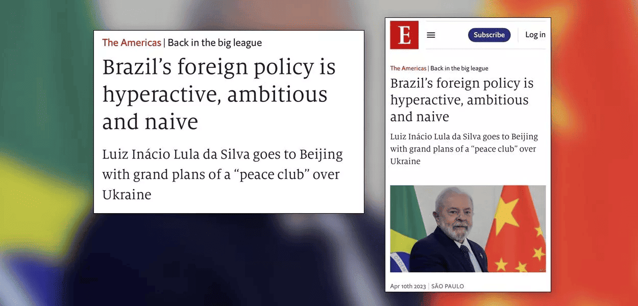 The Economist destaca governo Lula