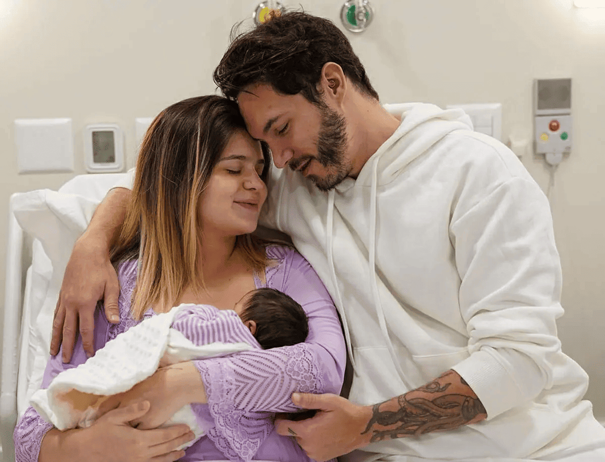 Nasce primeira filha de Elizer e Viih Tube