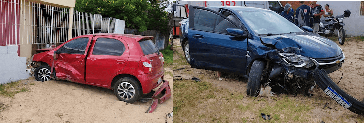 Colisão entre carros deixa feridos em Parnaíba
